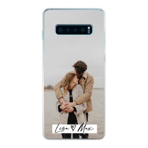 Personalisierte Handyhülle mit Foto und Text - Valentinstags Geschenk - Samsung