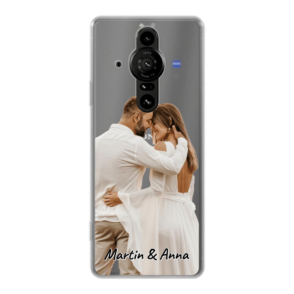 Personalisierte Handyhülle mit deinem Bild ohne Hintergrund - Sony
