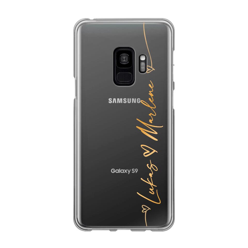 Personalisierte Handyhülle mit Schweif und Namen - Samsung